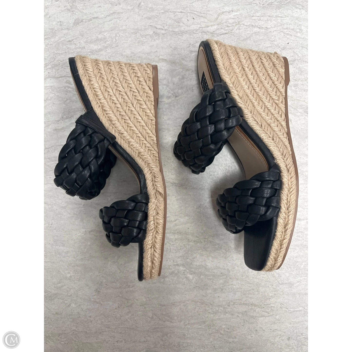 Sandals Heels Wedge By White House Black Market In Black, Size: 7
