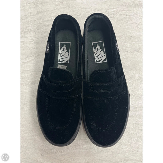 Shoes Flats By Vans In Black, Size: 6.5