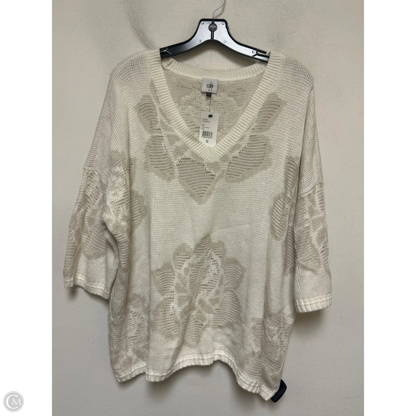 Sweater By Cabi In Cream, Size: M