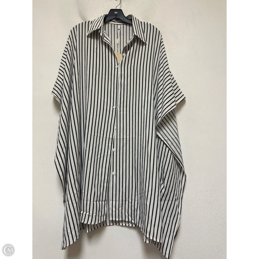 Swimwear Cover-up By Clothes Mentor In Striped Pattern, Size: L