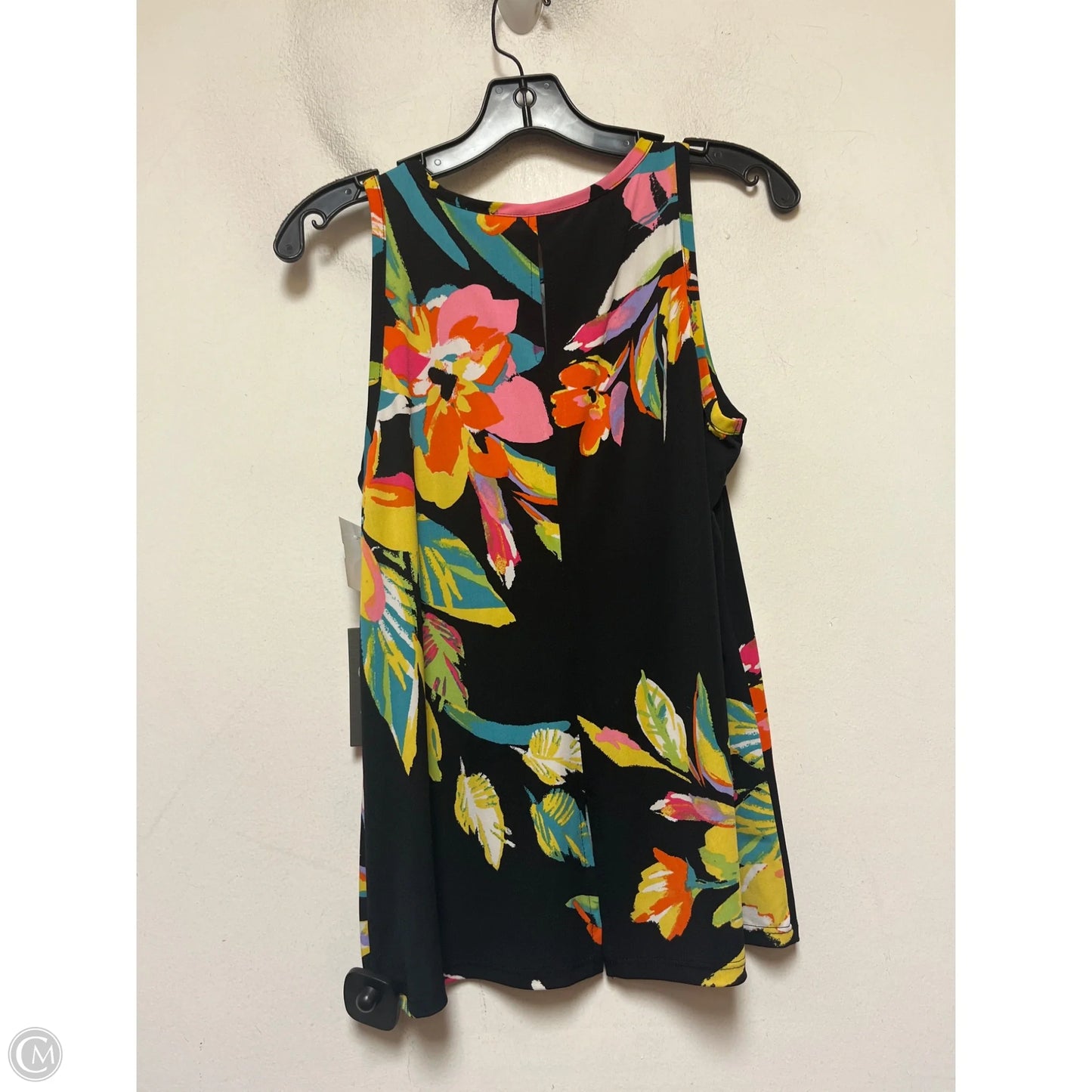 Top Sleeveless By Vince Camuto In Floral Print, Size: S