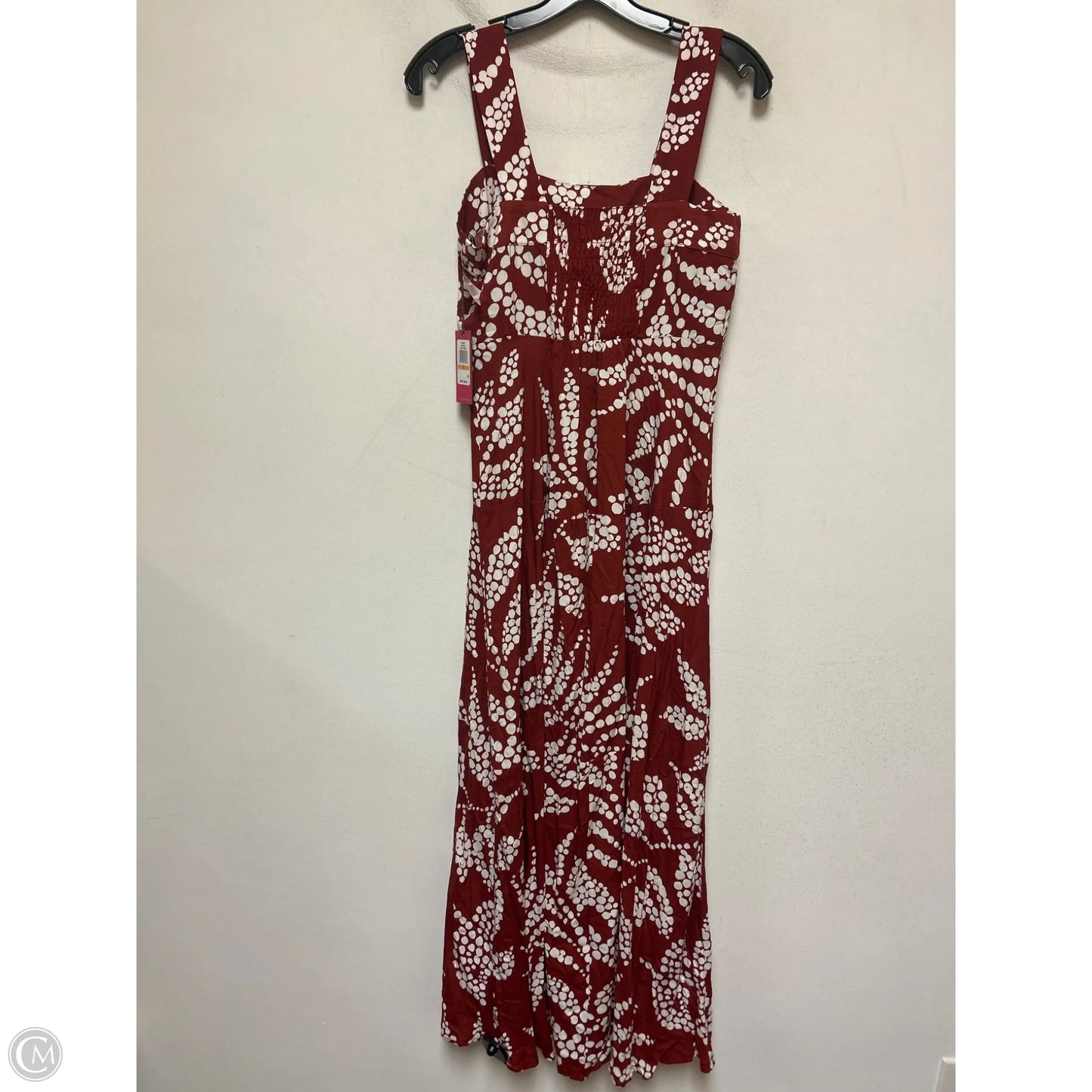 Dress Casual Maxi By Vince Camuto In Red & White, Size: S