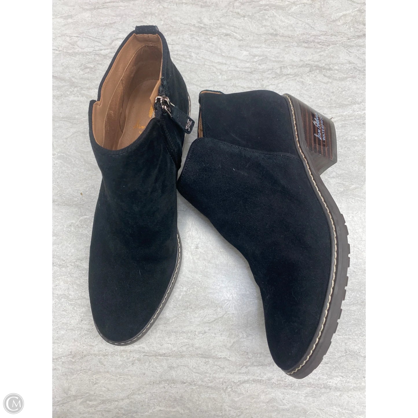 Boots Ankle Flats By Sam Edelman In Black, Size: 6.5