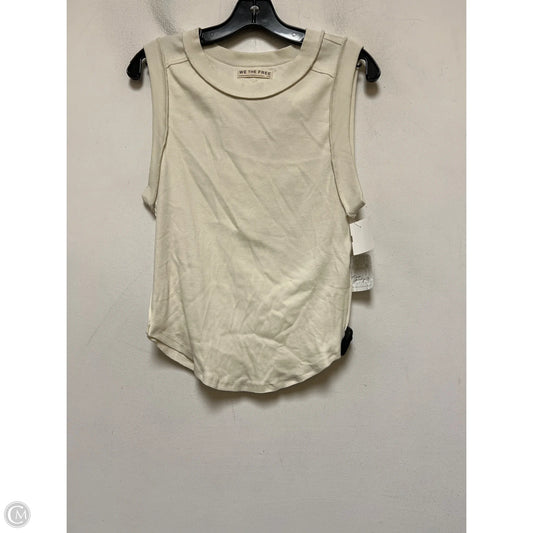Top Sleeveless By We The Free In Cream, Size: L