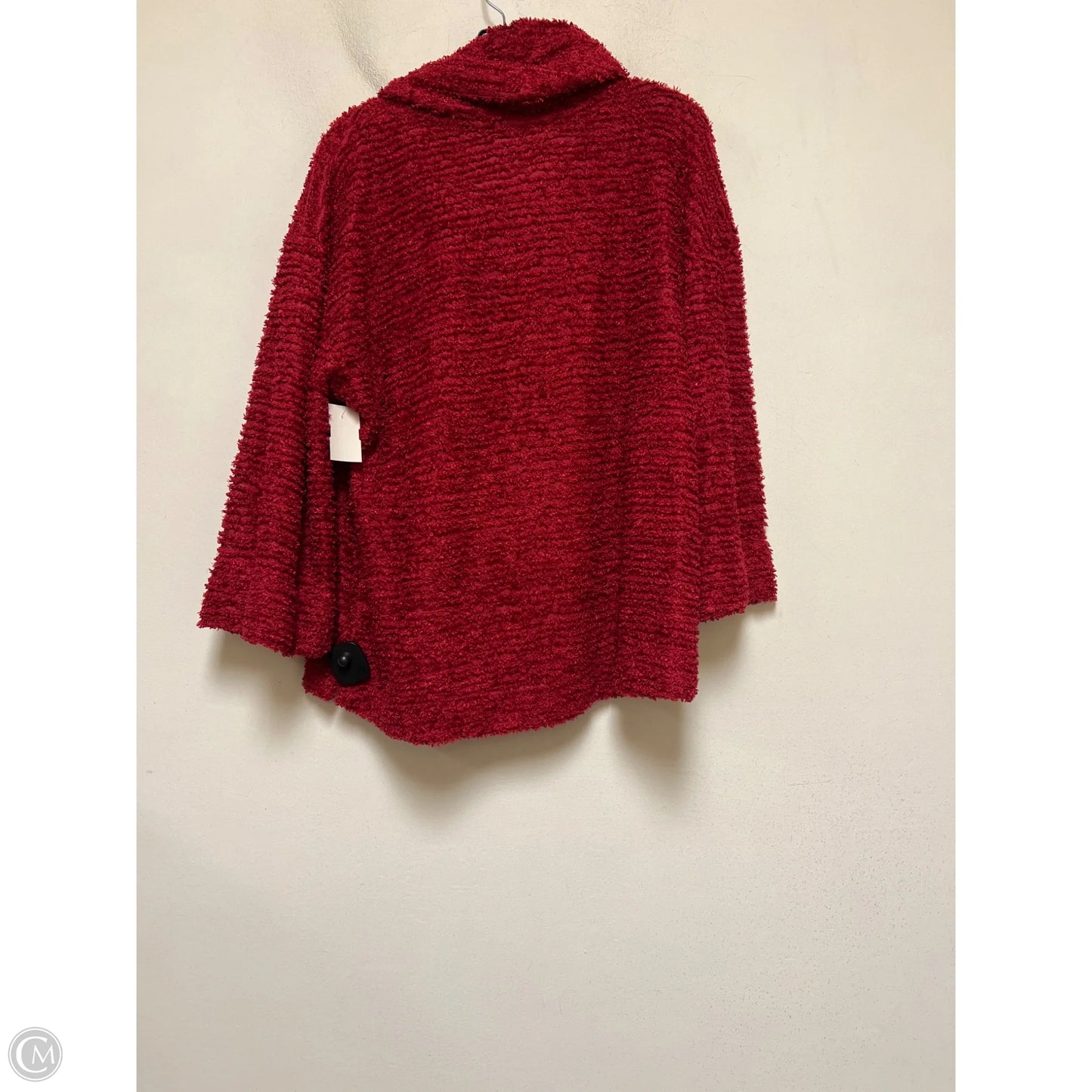 Top Long Sleeve By John Mark In Red, Size: L
