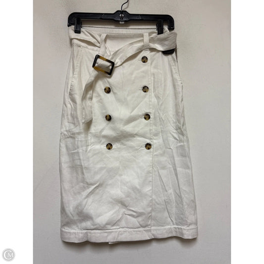 Skirt Midi By Club Monaco In White, Size: 0