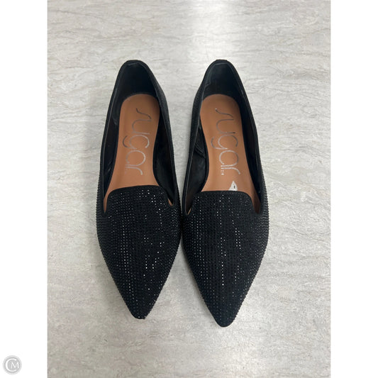 Shoes Flats By Sugar In Black, Size: 7.5