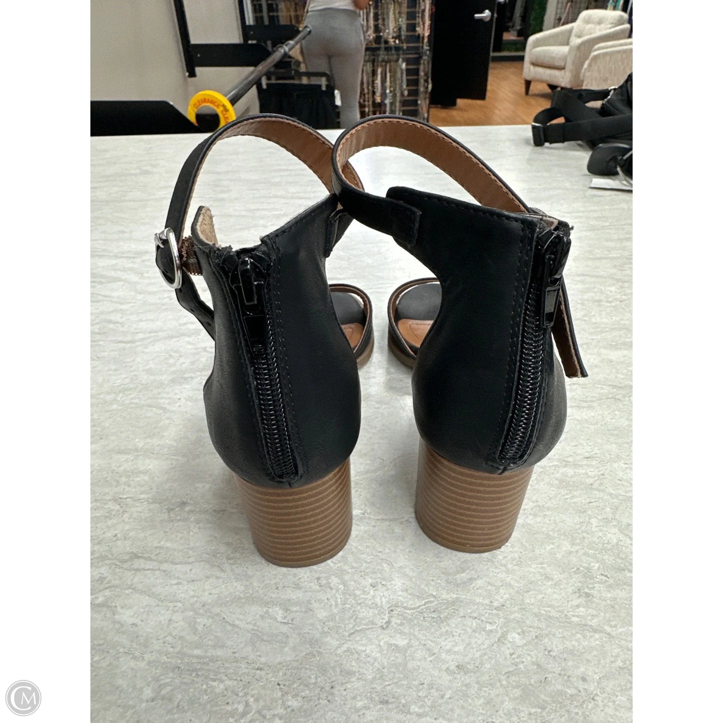 Shoes Heels Block By Style And Company In Black, Size: 6.5