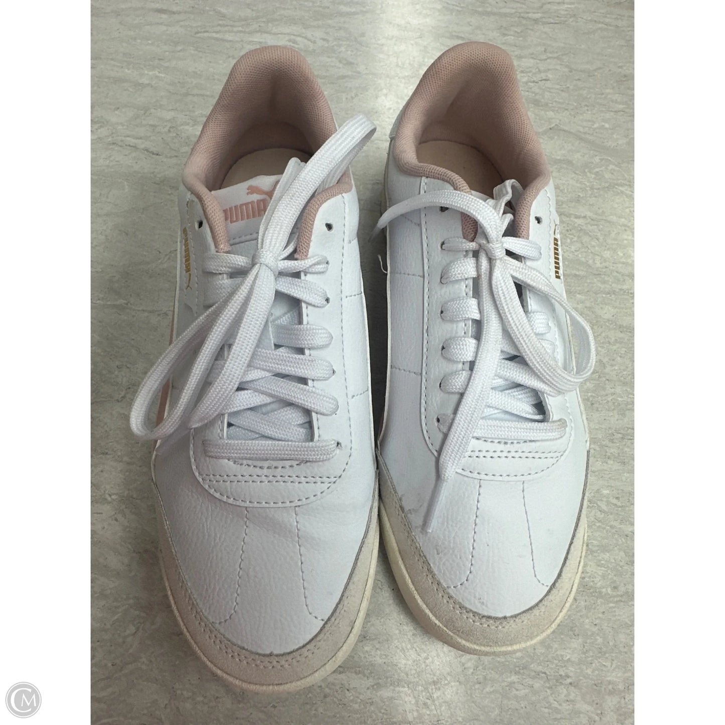 Shoes Sneakers By Puma In Pink & White, Size: 7.5