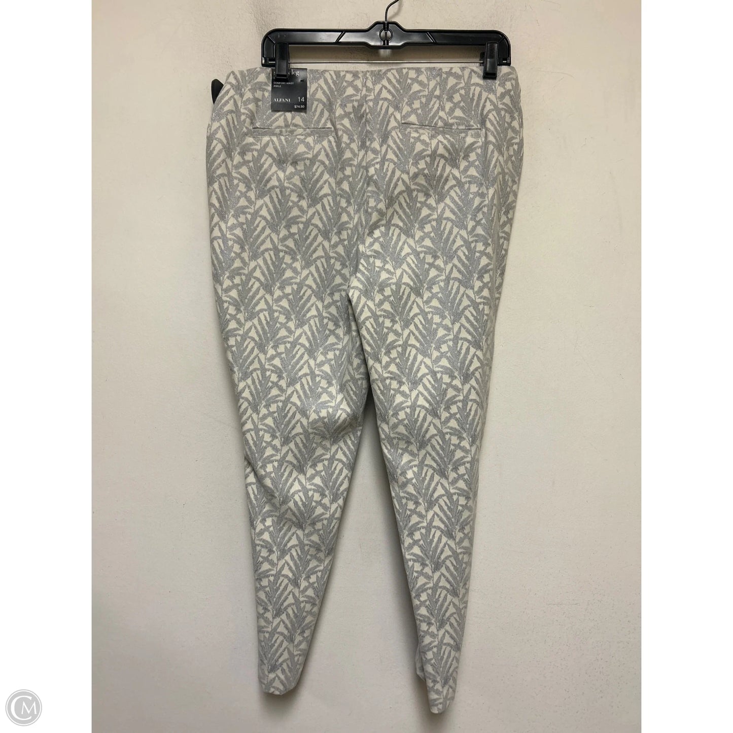 Pants Other By Alfani In Grey & White, Size: 14