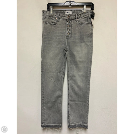 Jeans Straight By Paige In Grey, Size: 6