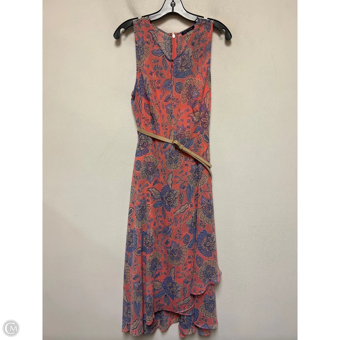 Dress Casual Midi By Tommy Hilfiger In Floral Print, Size: Xl