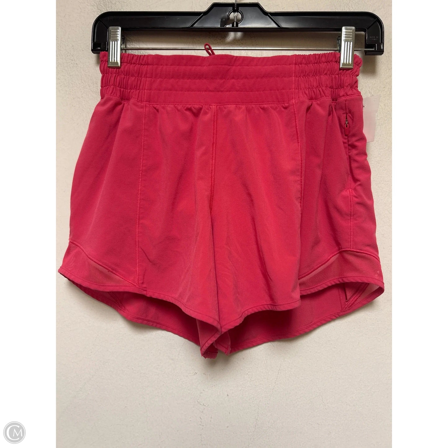 Athletic Shorts By Lululemon In Pink, Size: 4