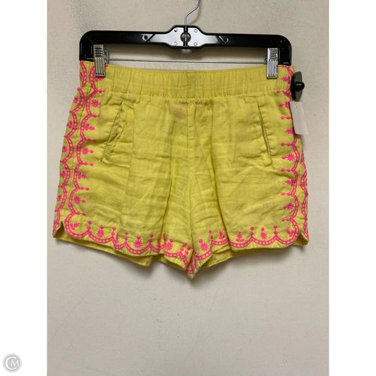 Shorts Designer By Lilly Pulitzer In Pink & Yellow, Size: Xs