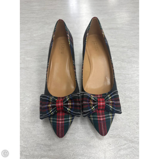 Shoes Heels Stiletto By J. Crew In Plaid Pattern, Size: 9.5