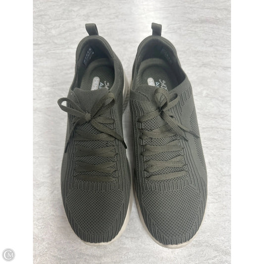 Shoes Athletic By Skechers In Green, Size: 10