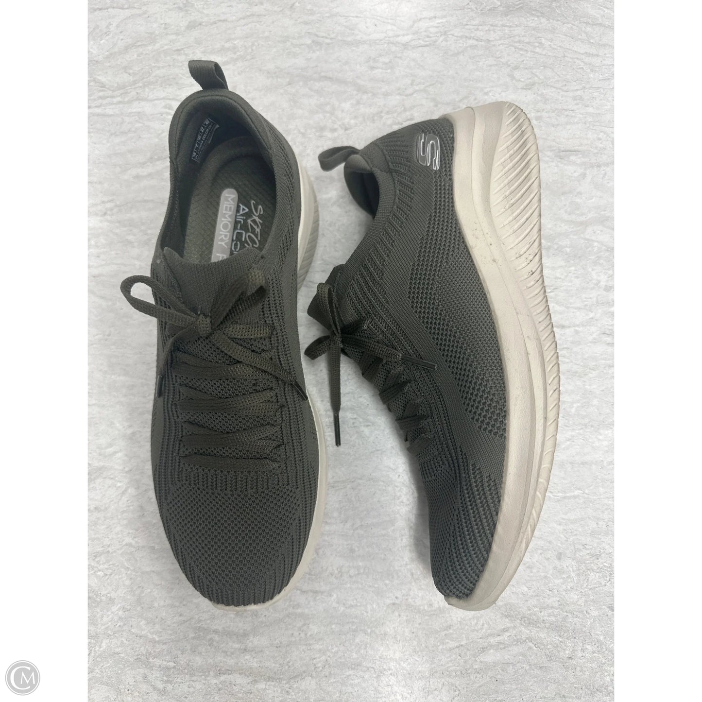 Shoes Athletic By Skechers In Green, Size: 10