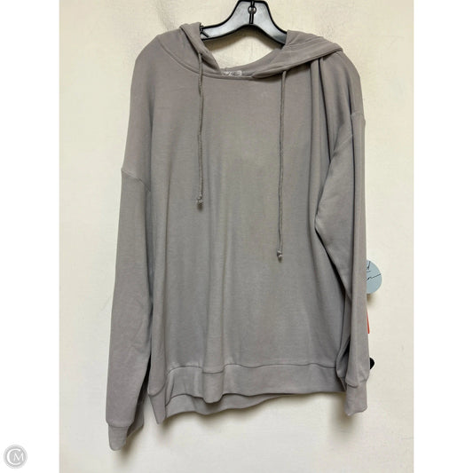 Sweatshirt Hoodie By Cloud Ten In Grey, Size: M