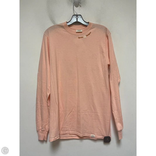 Top Long Sleeve Basic By Simply Southern In Pink, Size: S