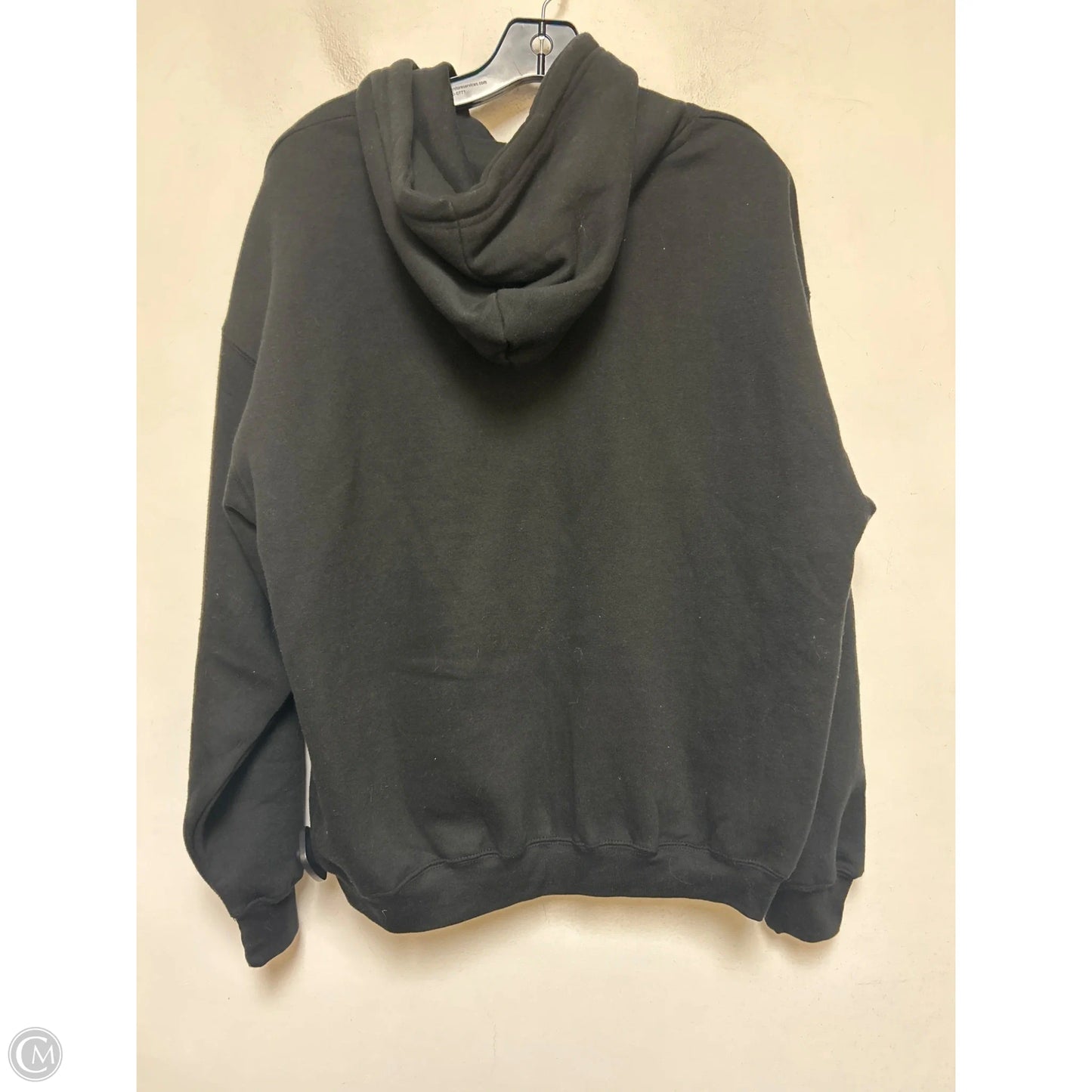 Sweatshirt Hoodie By Disney In Black & Blue, Size: L