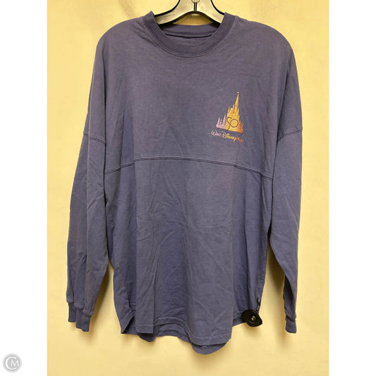 Top Long Sleeve By Disney Store In Purple, Size: S