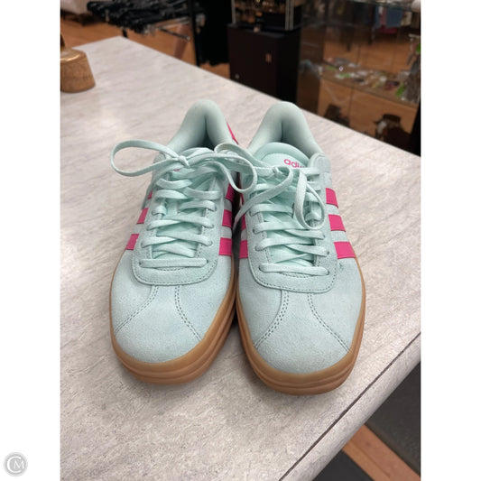 Shoes Sneakers By Adidas In Blue & Pink, Size: 7