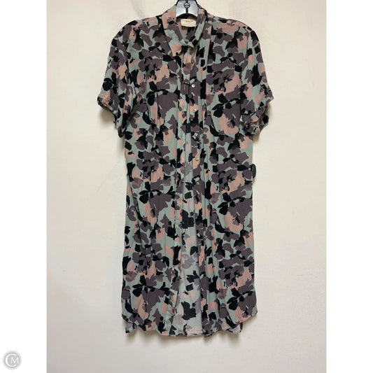 Dress Casual Short By Maeve In Green & Pink, Size: Xs