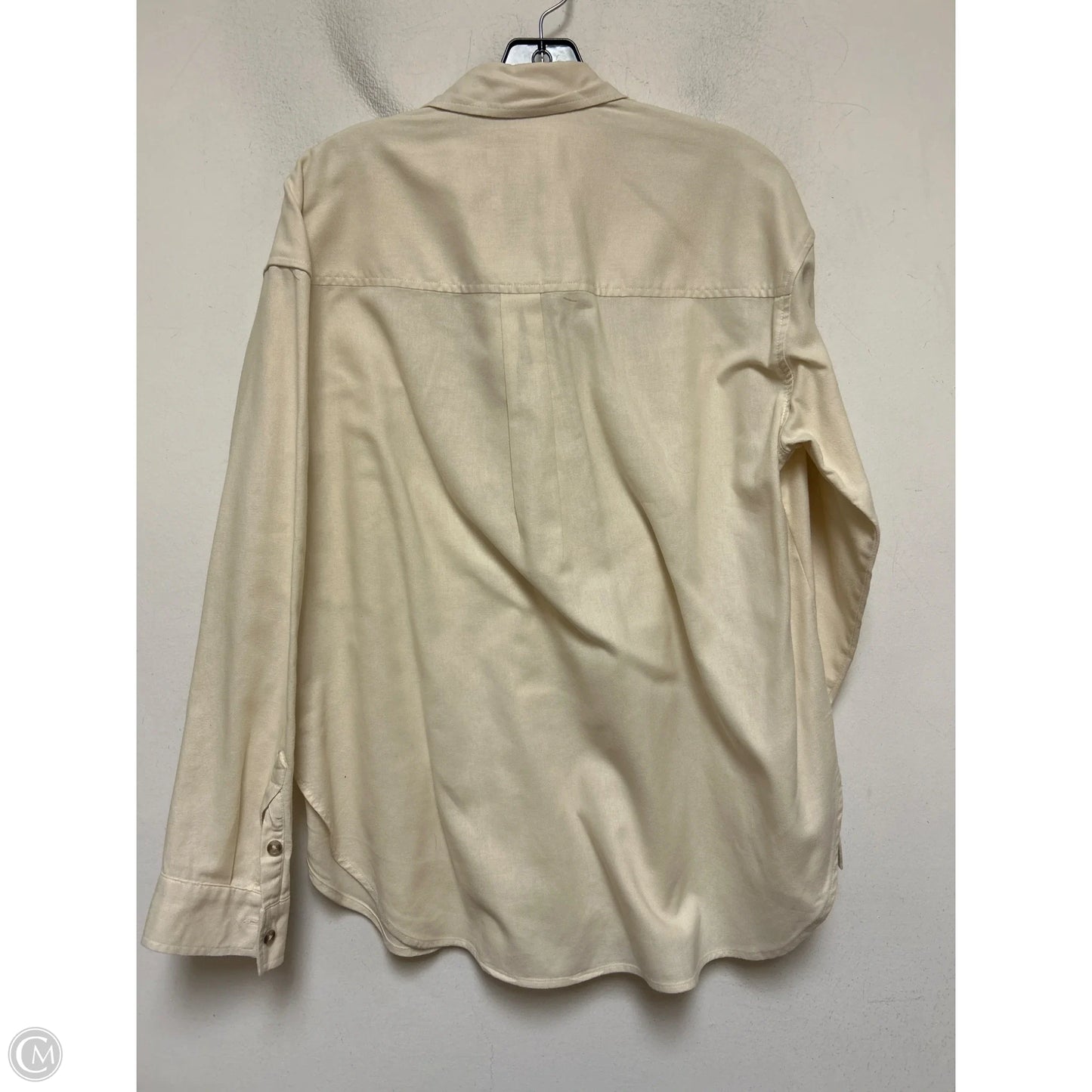 Top Long Sleeve By Universal Thread In Ivory, Size: S