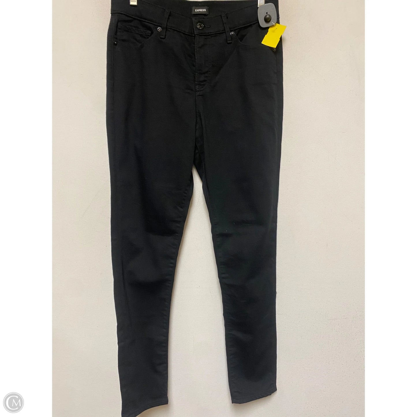 Jeans Skinny By Express In Black, Size: 6