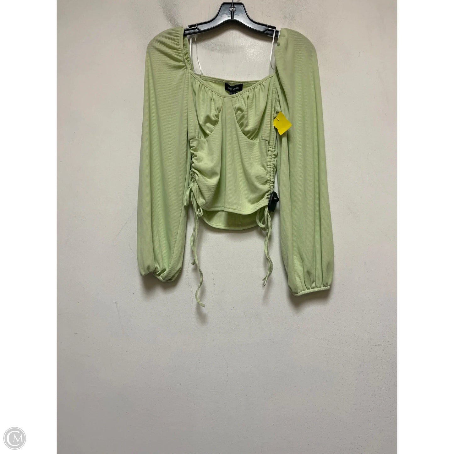 Top Long Sleeve By New Look In Green, Size: S