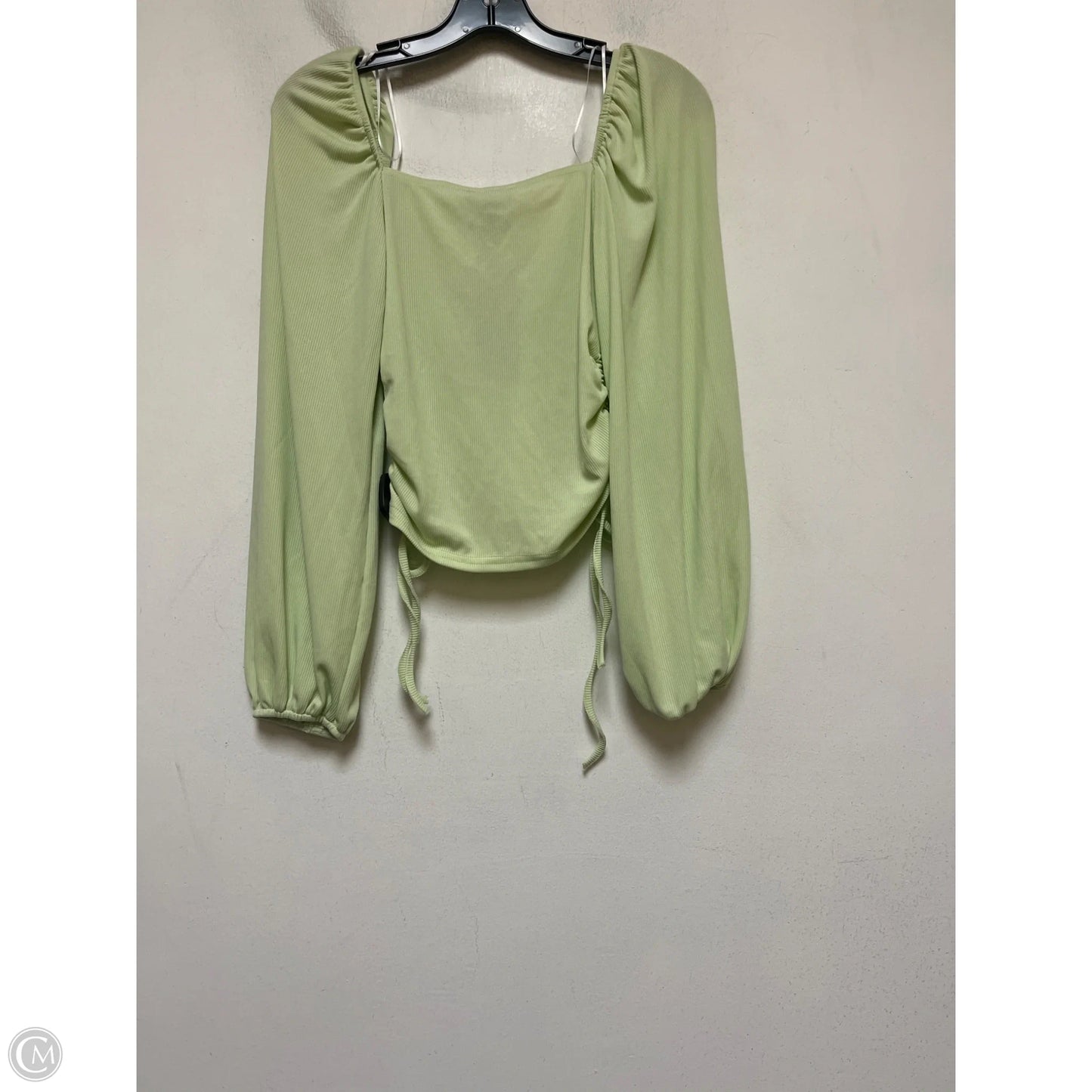 Top Long Sleeve By New Look In Green, Size: S