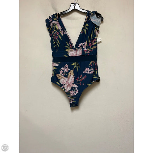 Swimsuit By Cupshe In Floral Print, Size: Xl