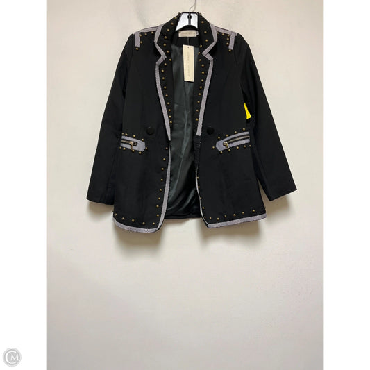 Blazer By Clothes Mentor In Black, Size: M