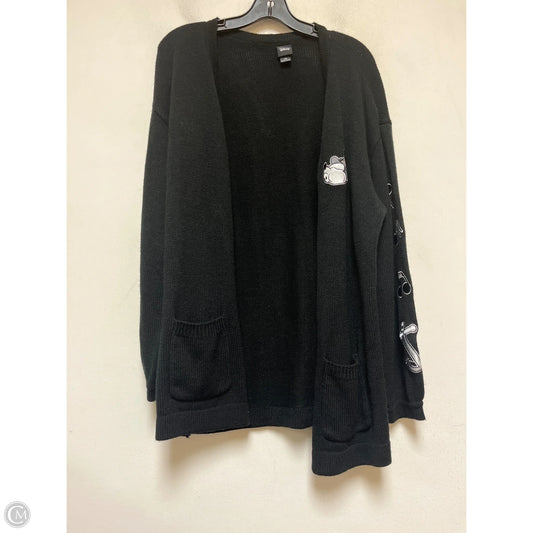 Cardigan By Disney In Black & White, Size: L