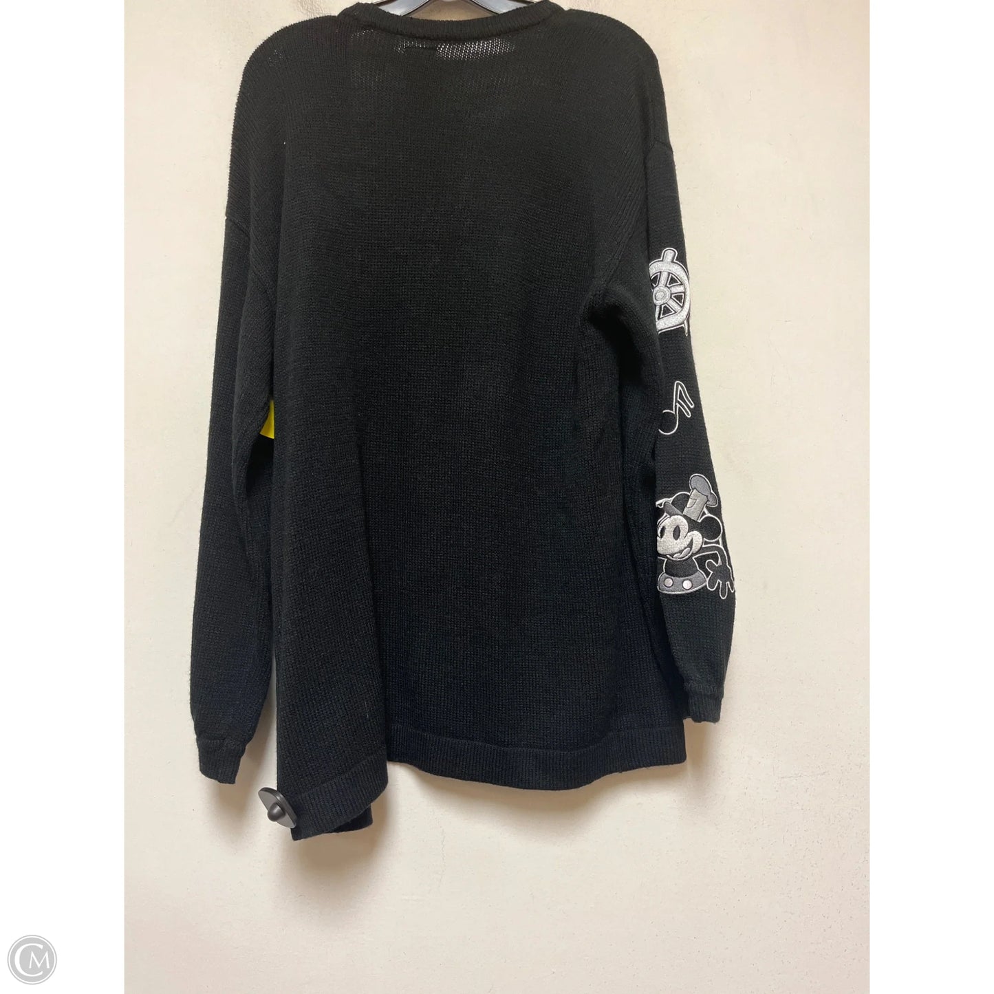 Cardigan By Disney In Black & White, Size: L