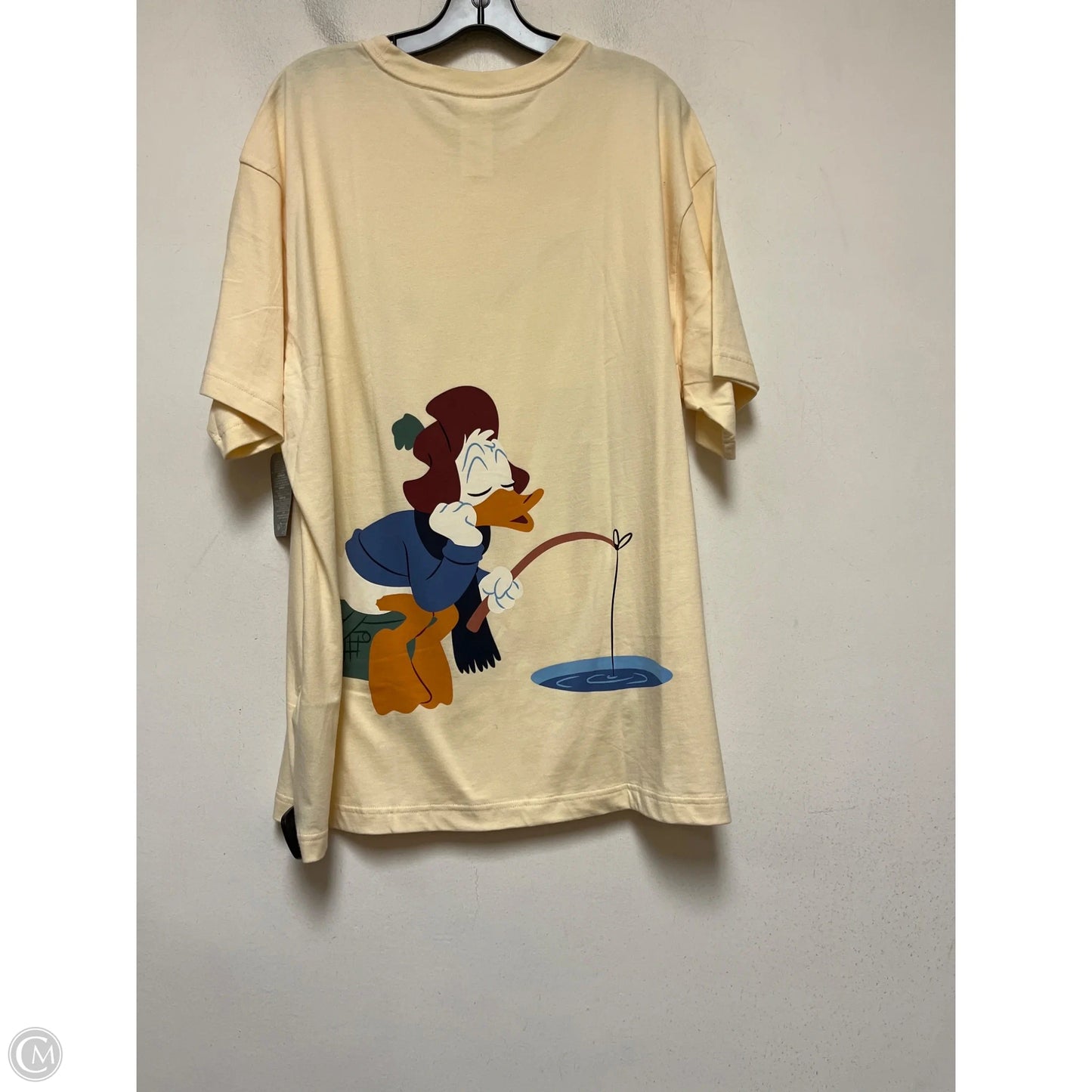 Top Short Sleeve By Disney Store In Yellow, Size: Xl