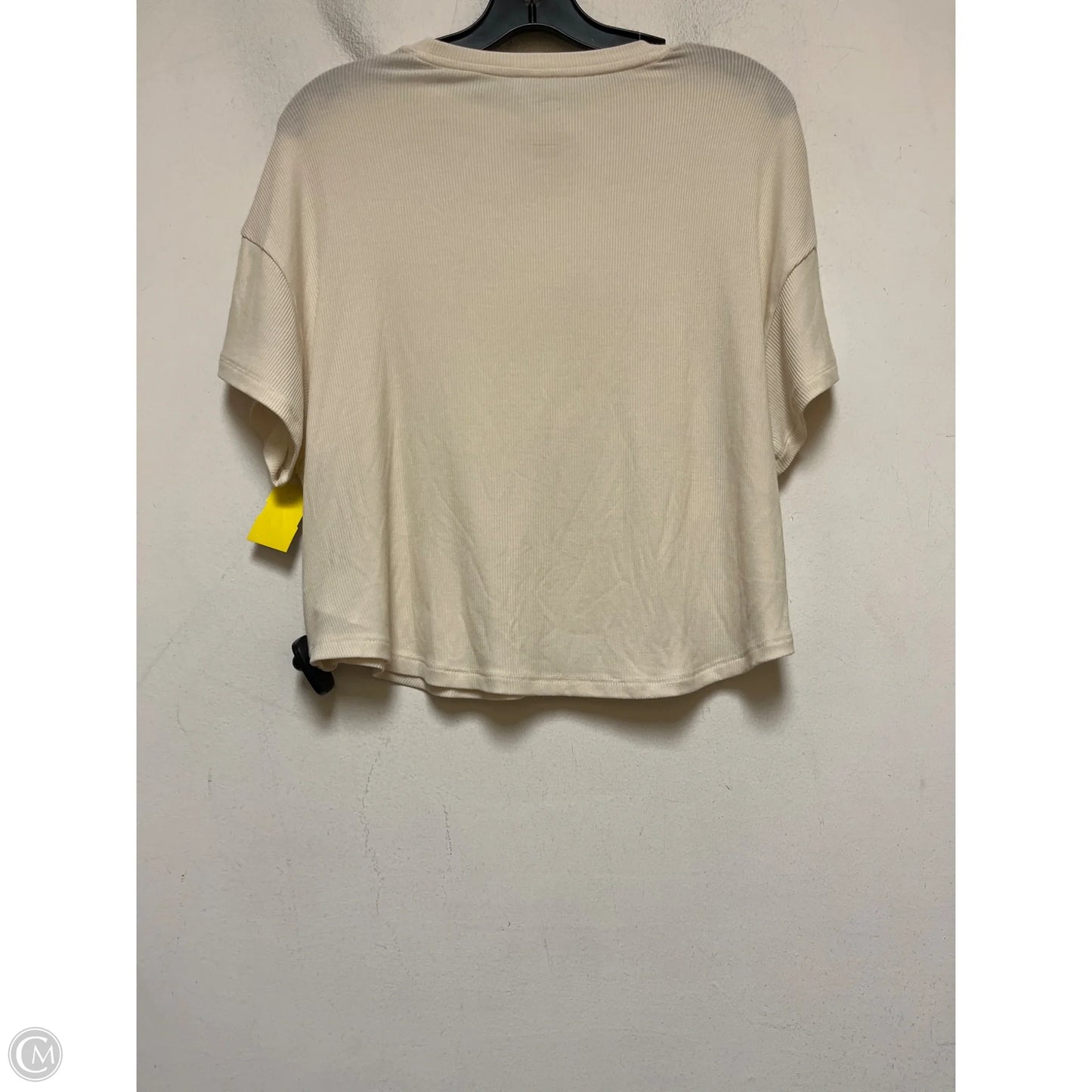 Top Short Sleeve Basic By American Eagle In Tan, Size: S