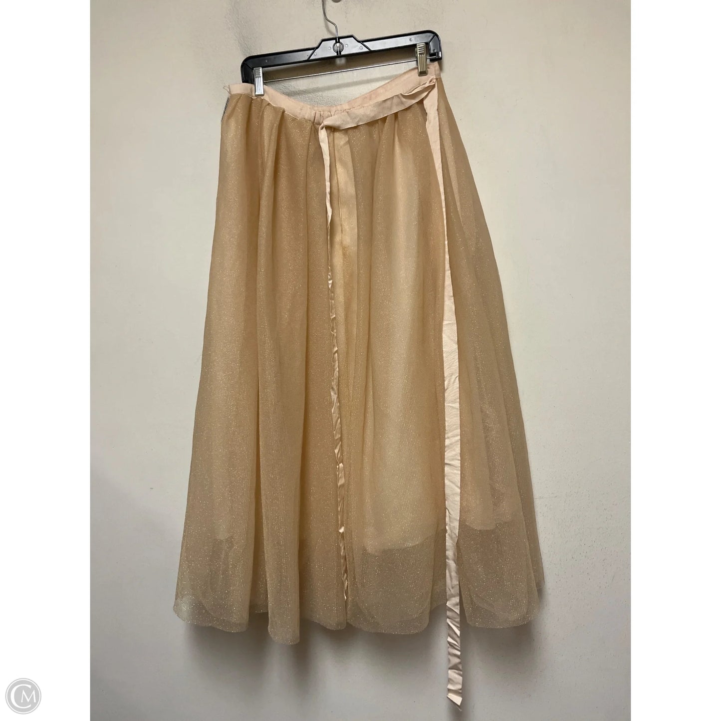 Skirt Midi By J. Crew In Gold, Size: 12