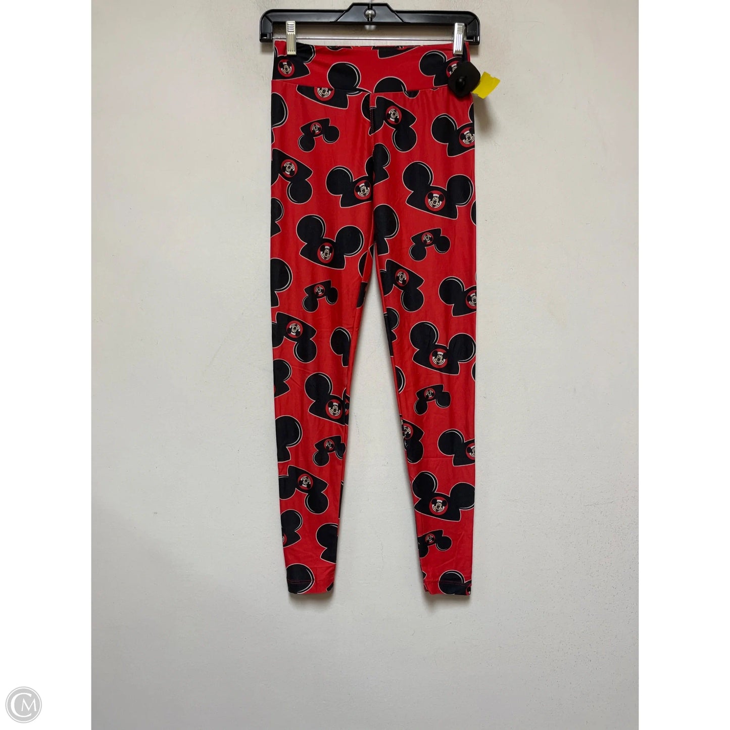 Pants Leggings By Disney Store In Black & Red, Size: Xs