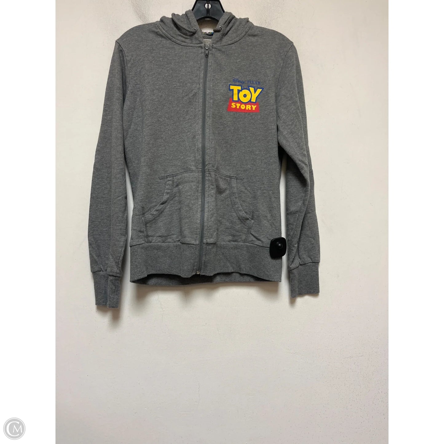 Sweatshirt Hoodie By Disney Store In Grey, Size: S