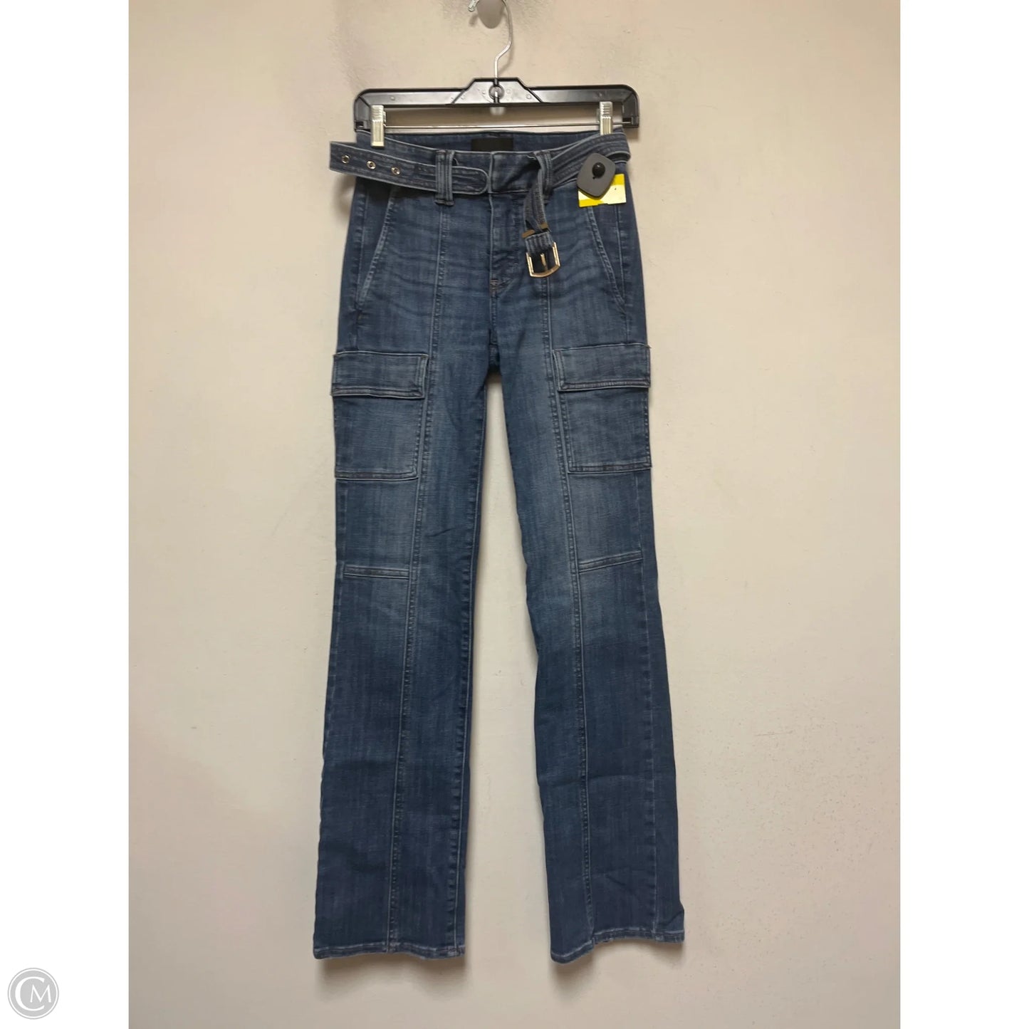 Jeans Straight By White House Black Market In Blue Denim, Size: 0