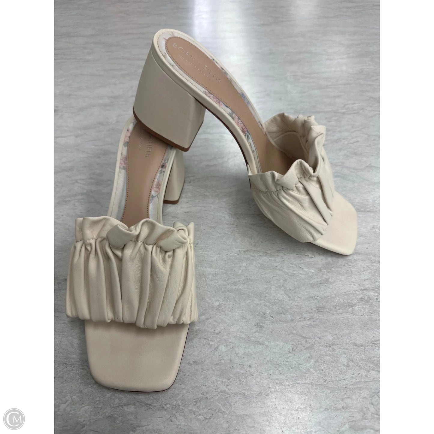 Shoes Heels Block By Antonio Melani In Cream, Size: 10