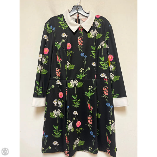 Dress Casual Short By Ted Baker In Floral Print, Size: L