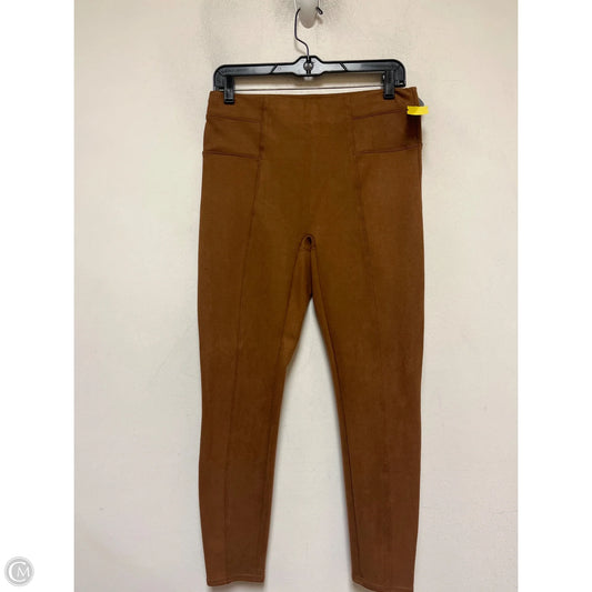 Pants Leggings By Spanx In Brown, Size: 12