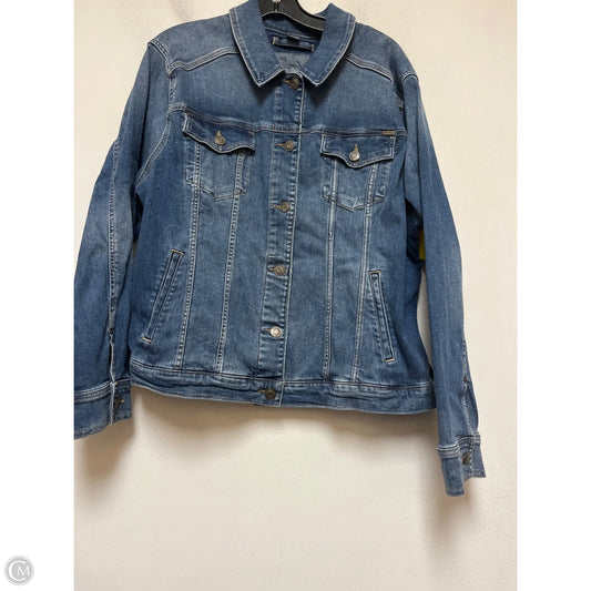 Jacket Denim By Eddie Bauer In Blue Denim, Size: 2x