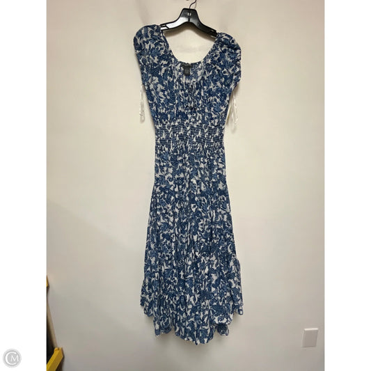 Dress Casual Maxi By Chelsea And Theodore In Blue, Size: S