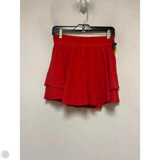 Athletic Skirt By Lululemon In Red, Size: 6