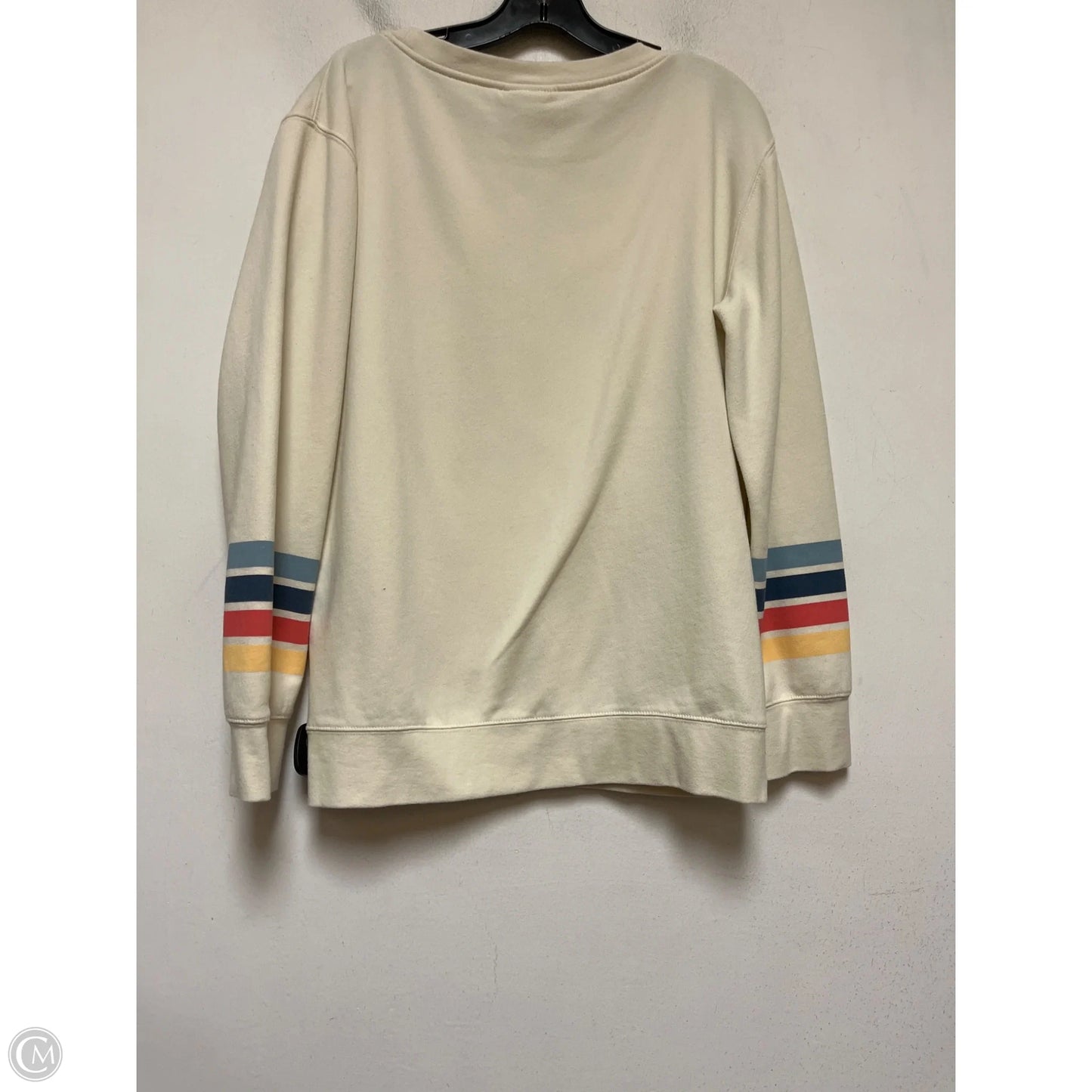 Sweatshirt Crewneck By Disney Store In Ivory, Size: Xl