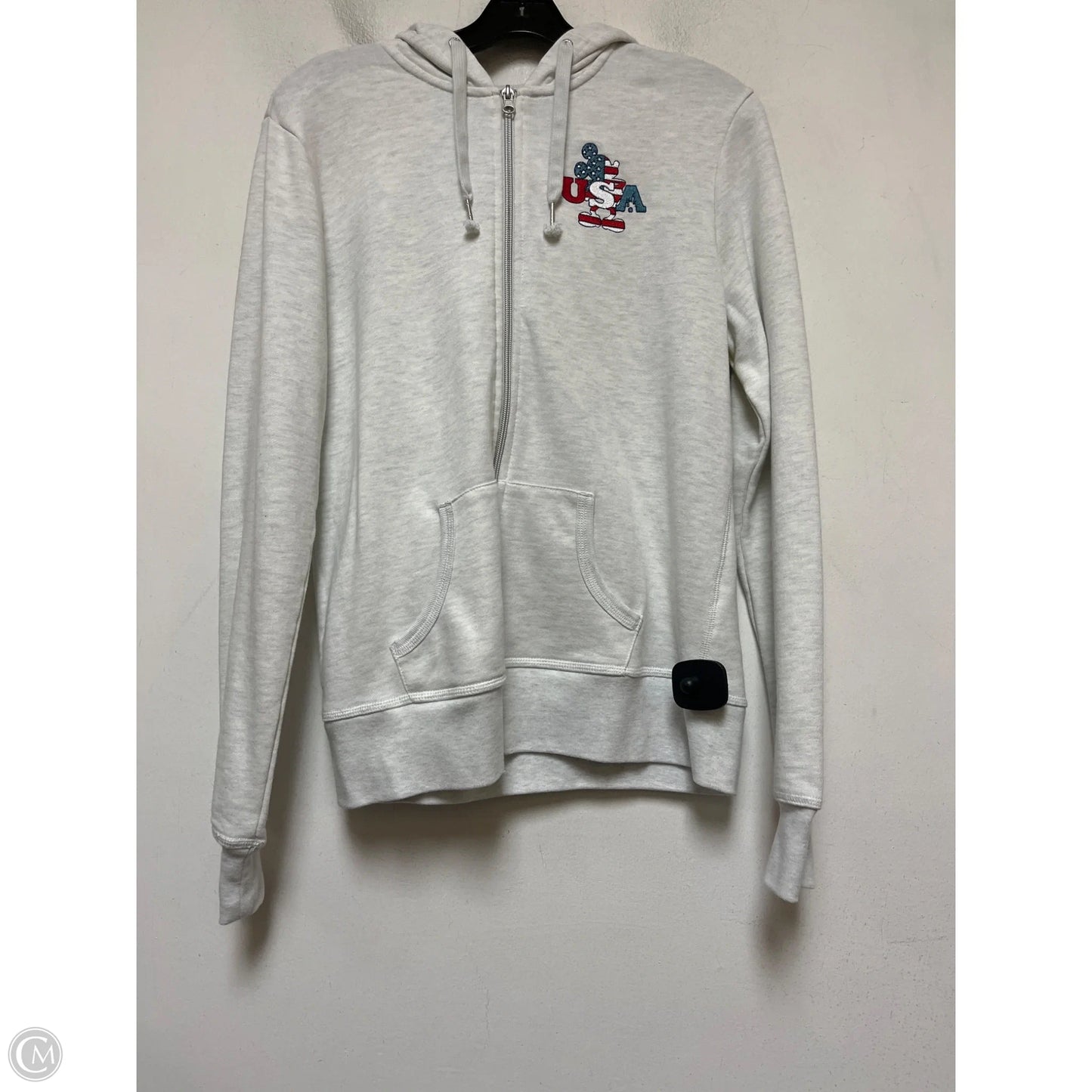 Sweatshirt Hoodie By Disney Store In Blue & Red & White, Size: L