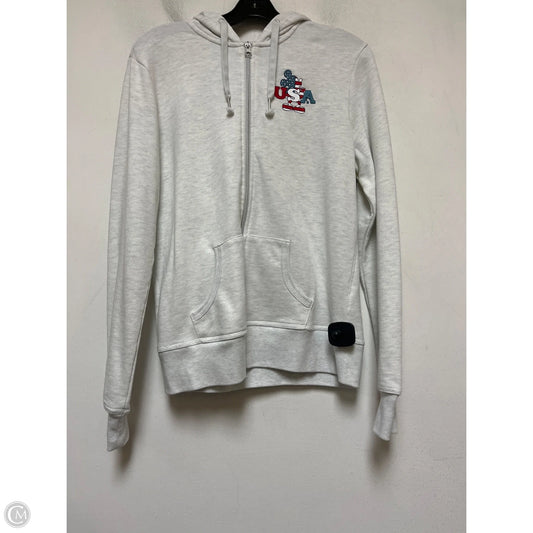 Sweatshirt Hoodie By Disney Store In Blue & Red & White, Size: L